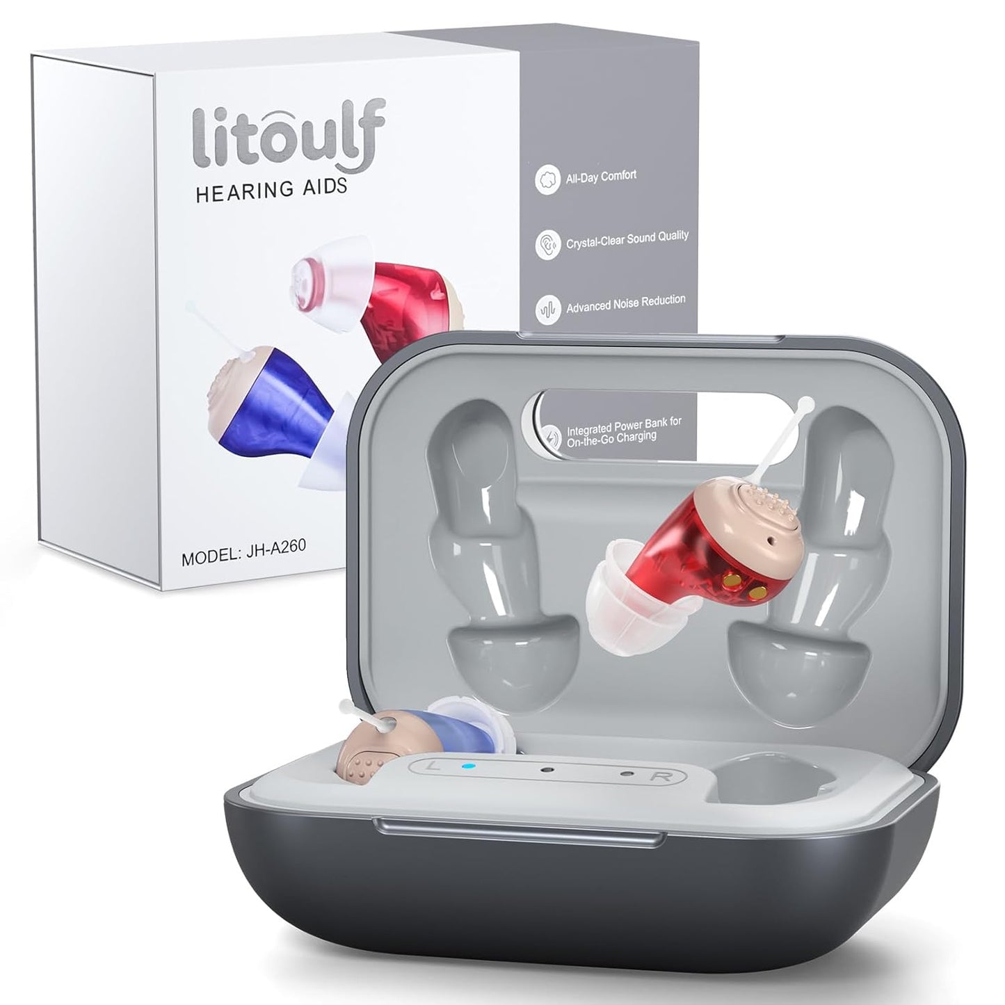 litoulf JH-A260  سماعة الطبية الخفية>