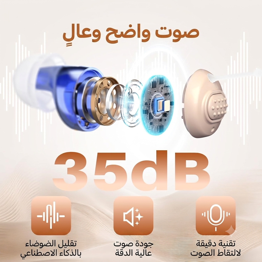 litoulf JH-A260  سماعة الطبية الخفية>