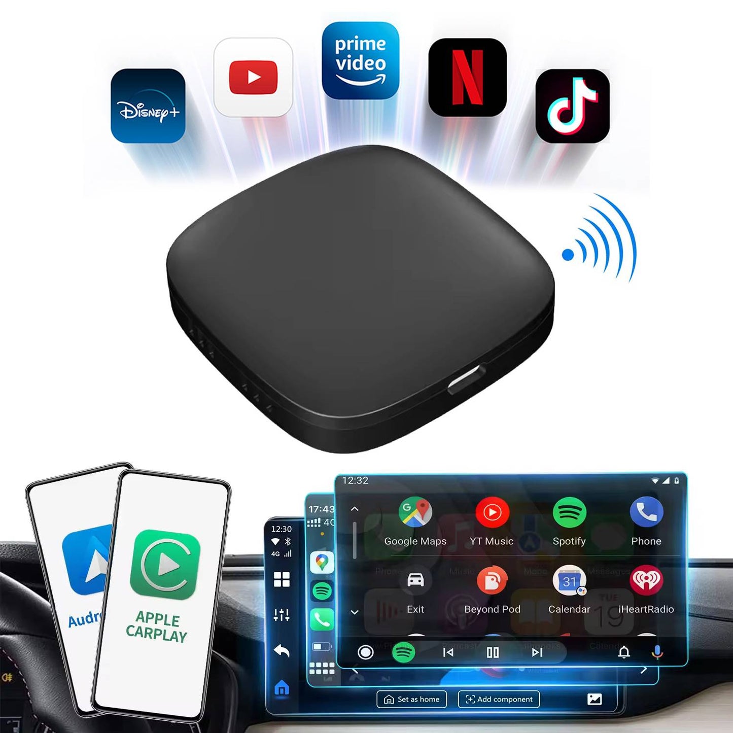 CarPlay  Android Auto  تحويل شاشة السيارة إلى